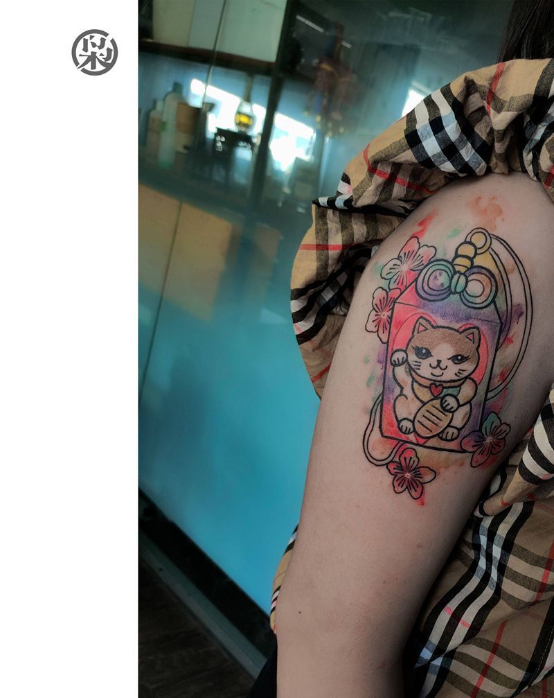 近期小图纹身图片_手臂Old School纹身图案