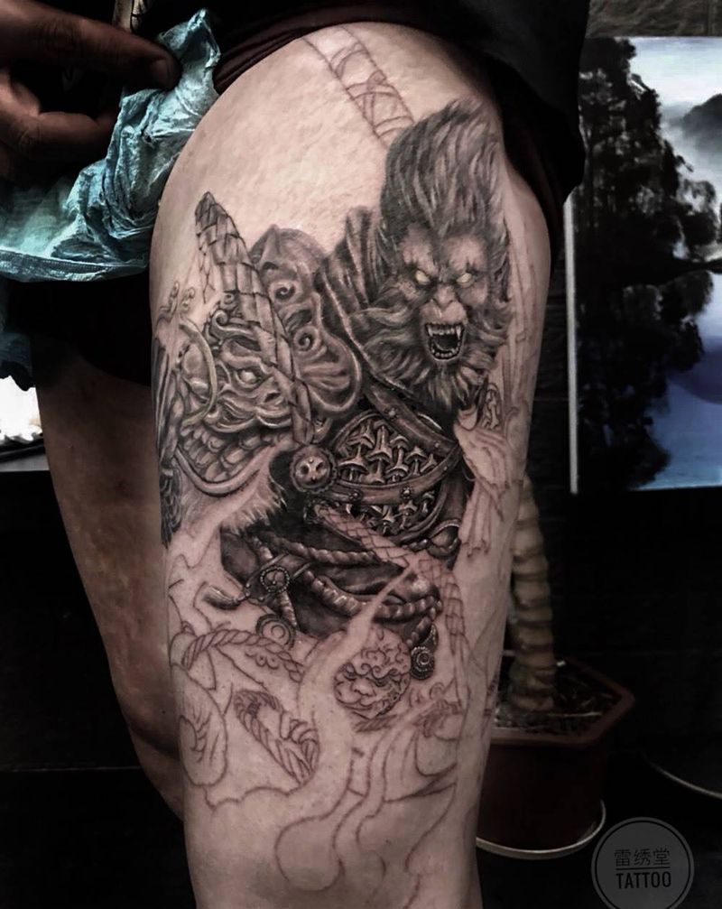 《大圣》9小时进度3/1纹身图片