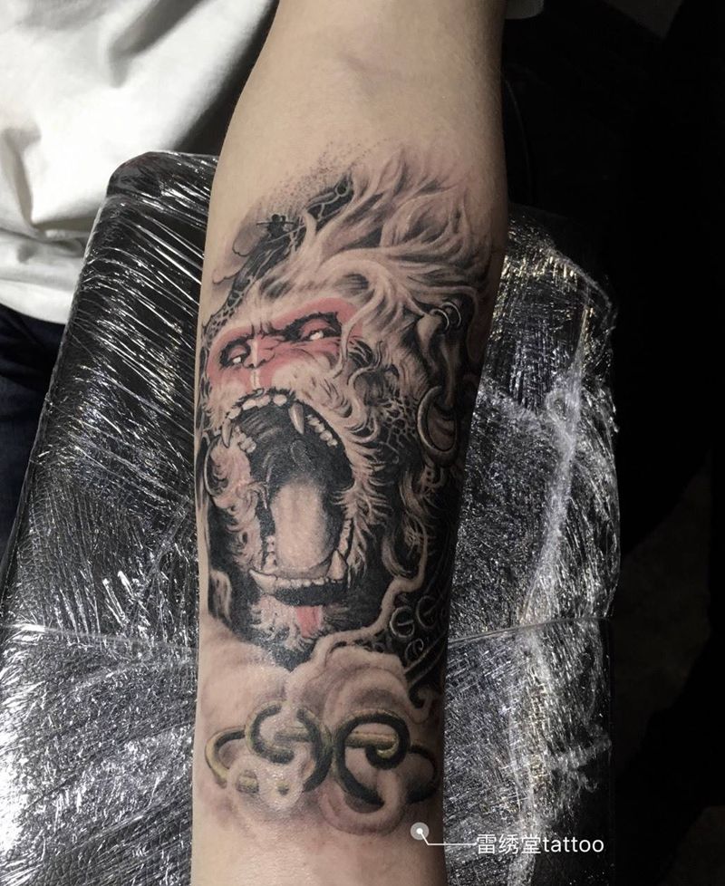 行者-大圣纹身图片