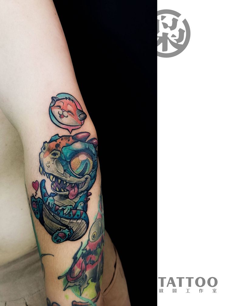 new school纹身图片_手臂New School纹身图案