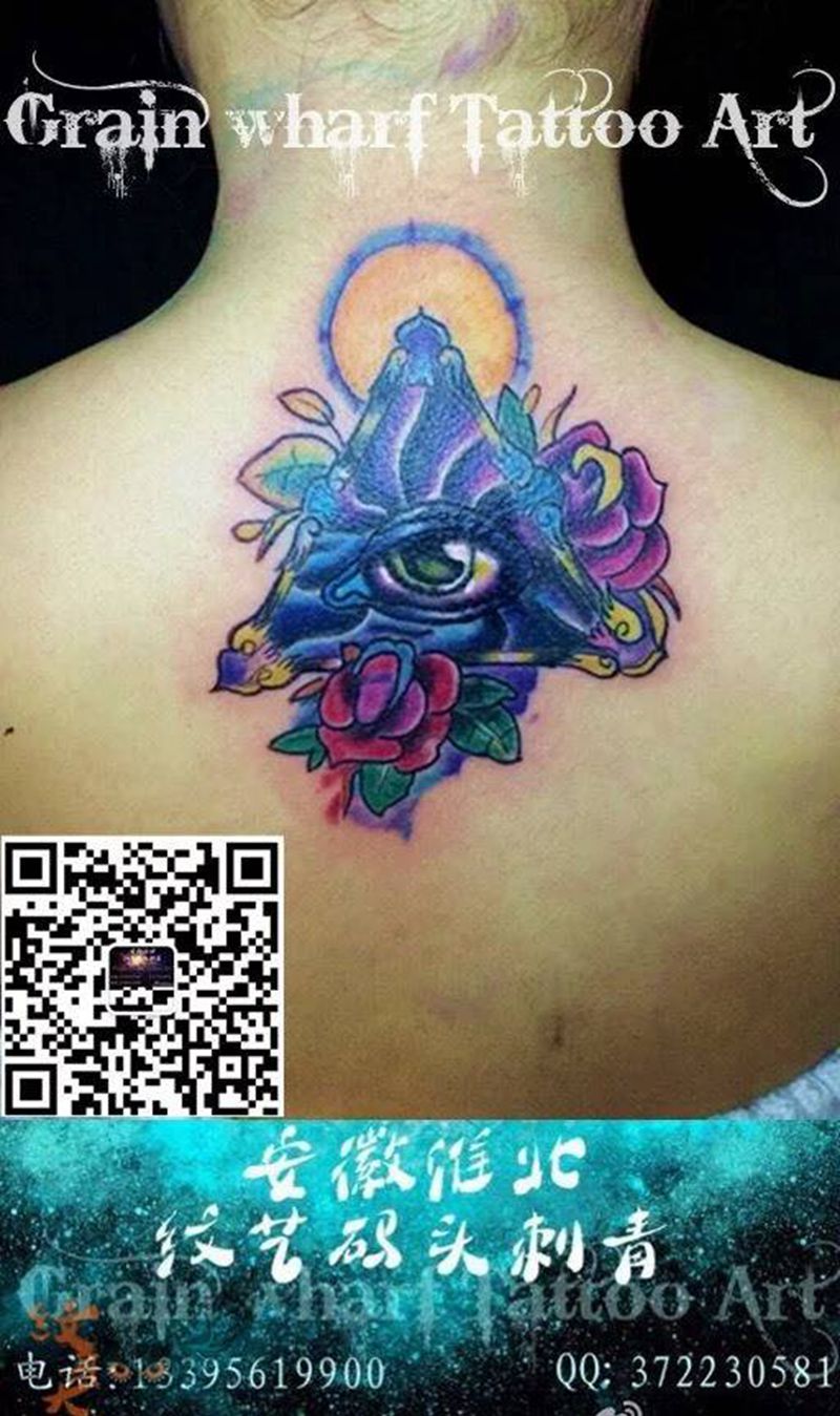 上帝之眼纹身图片