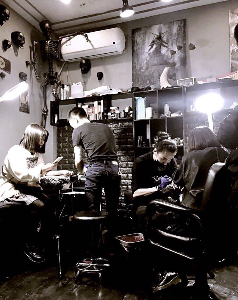 工作，生活纹身图片