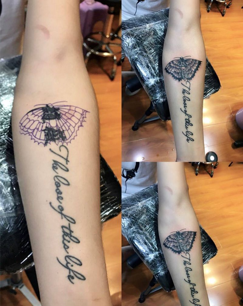 遮盖赵薇纹身图片