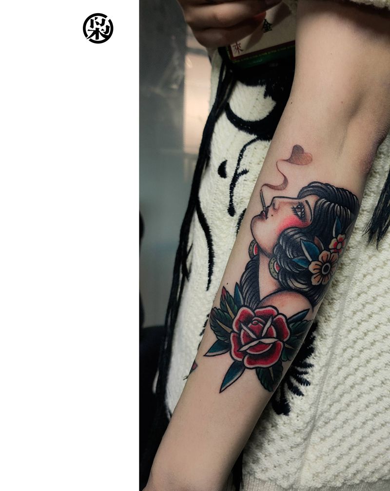 old school纹身图片_手臂Old School纹身图案