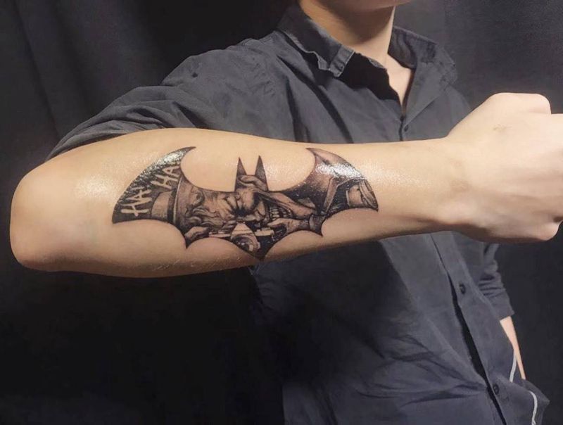 致命玩笑纹身图片