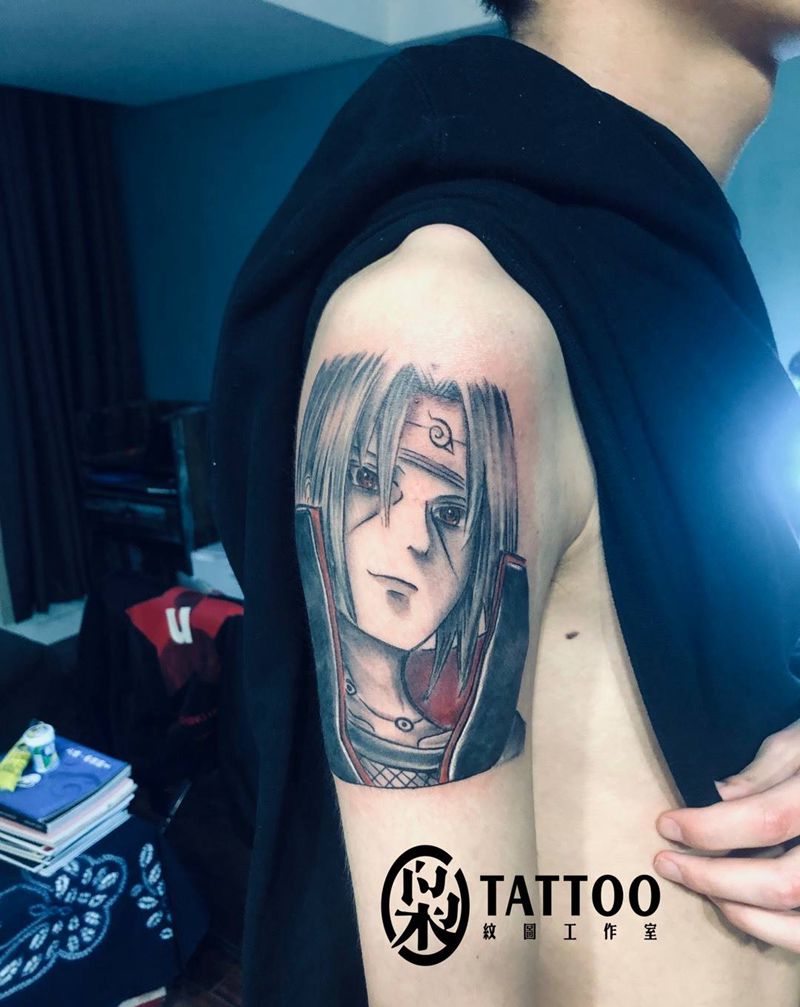 火影系列之鼬神纹身图片