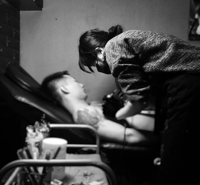 雷绣堂tattoo：叶文招收模特图案不论大小（材料费200元一次）纹身图片