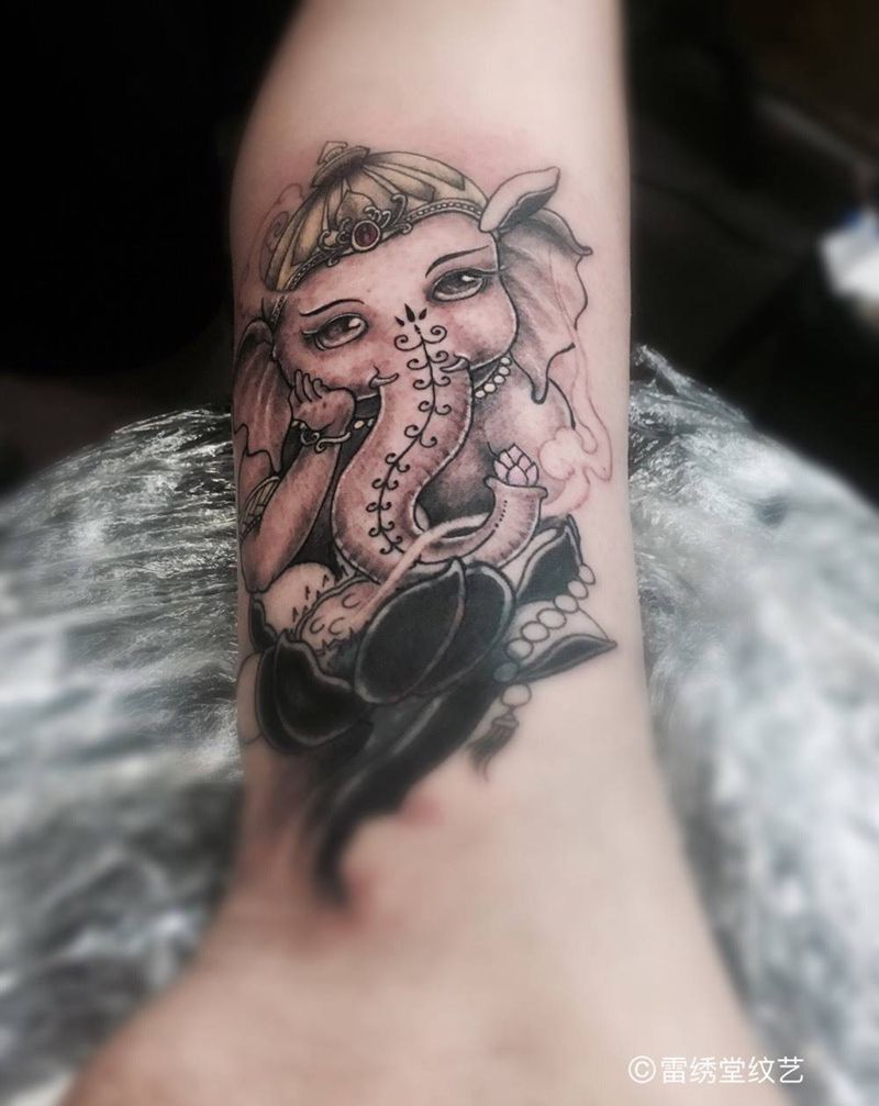 吉祥如意纹身图片