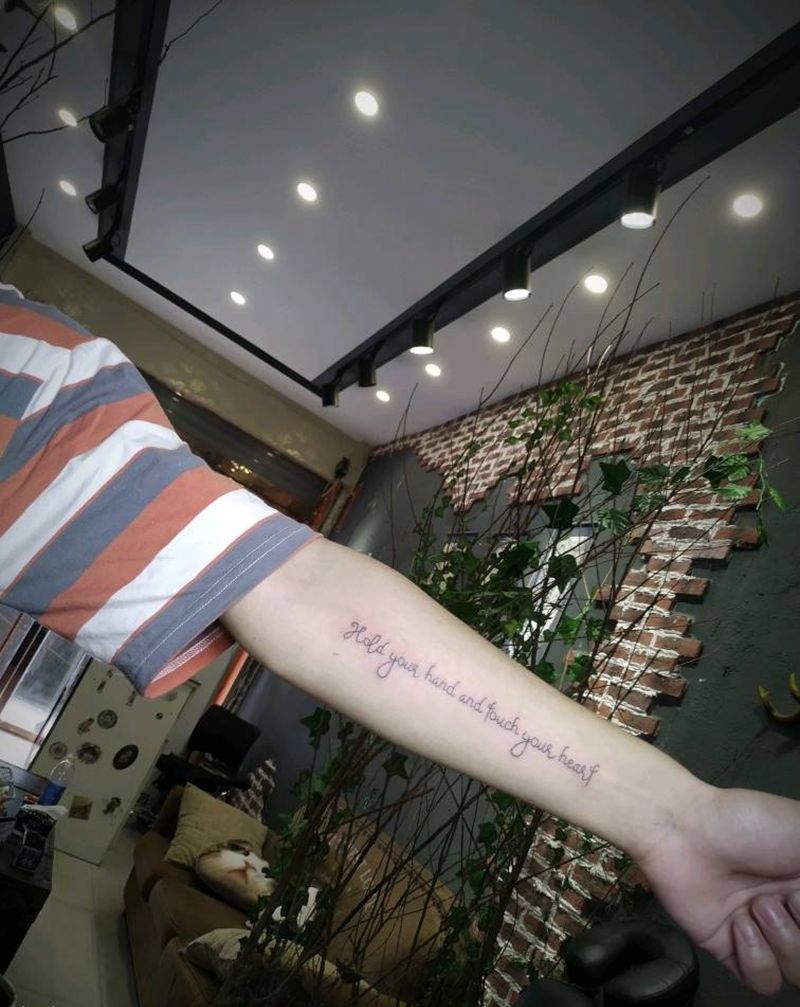 英文短句纹身图片_手臂纹身图案