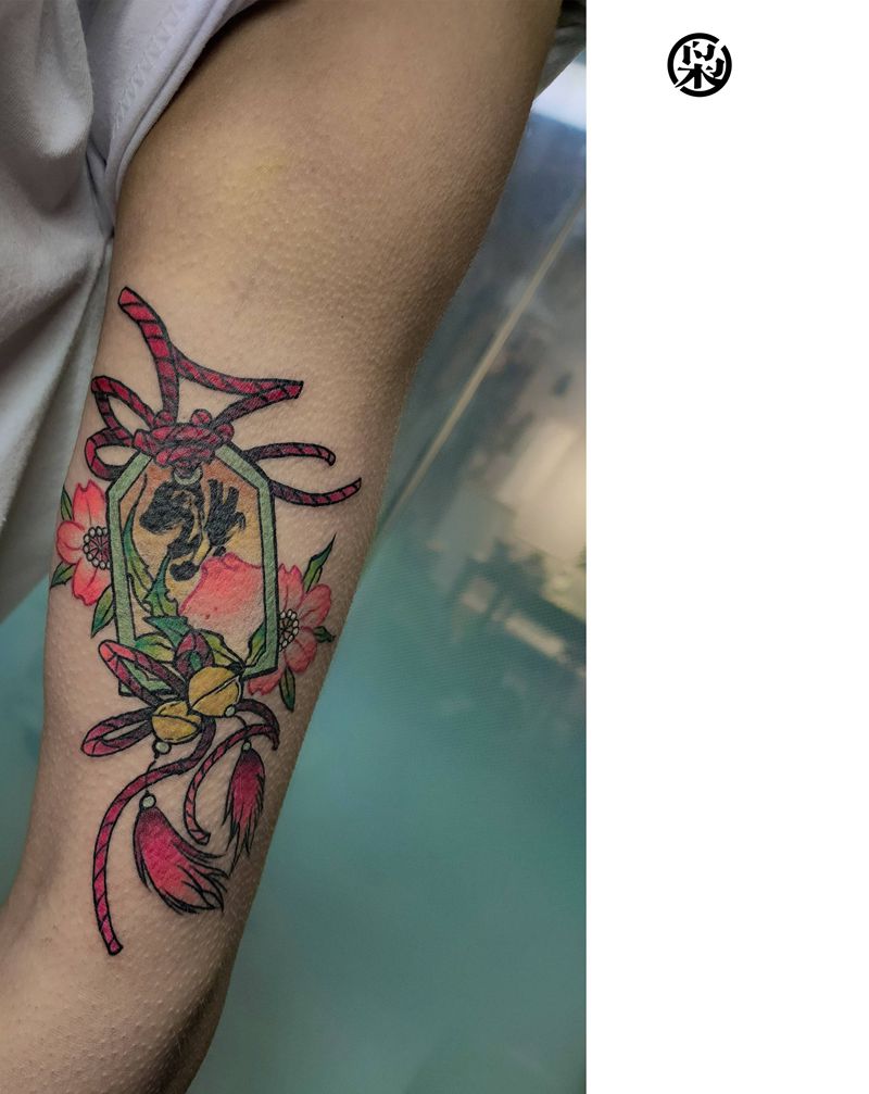 日式小图纹身图片_手臂老传统纹身图案