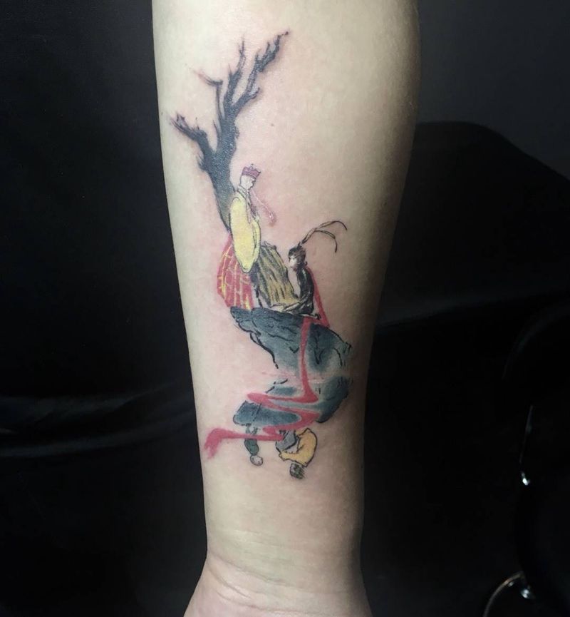 谁的今生不是前世的修为纹身图片