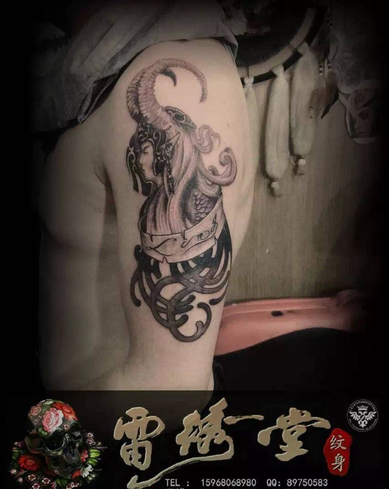 佛纹身图片