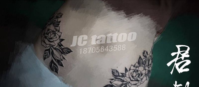 遮盖妊娠纹纹身图片