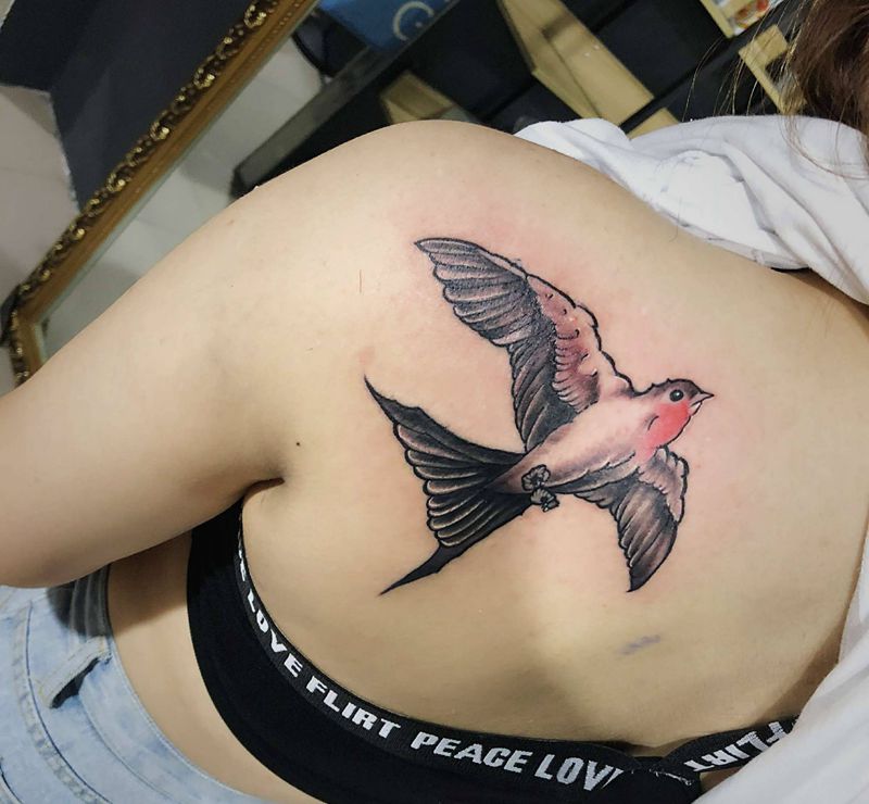 两个小清新纹身图片