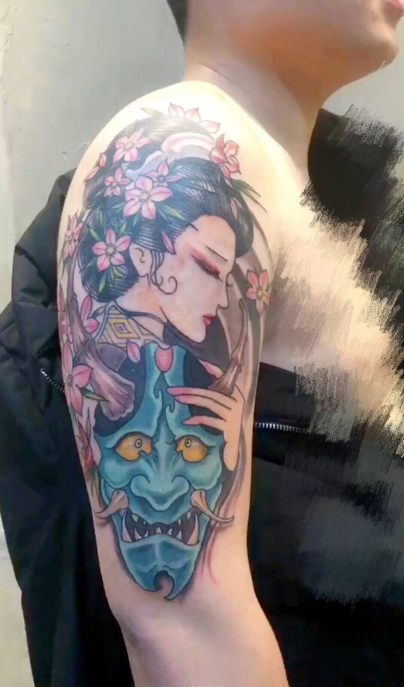 般若纹身图片_手臂纹身图案