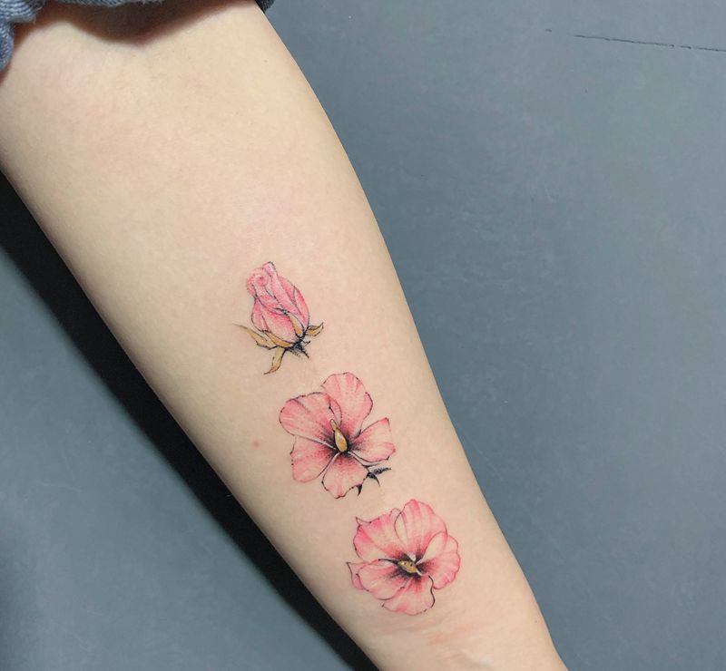 几个小图纹身图片_手臂New School纹身图案