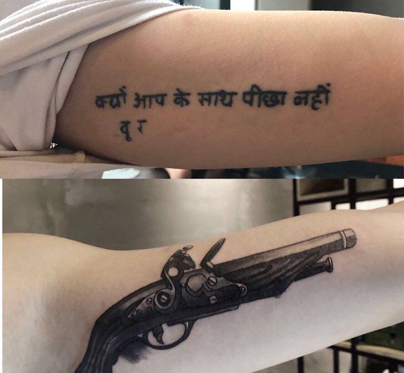 覆盖纹身图片_手臂纹身图案