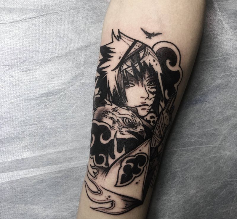 火影纹身图片_手臂纹身图案