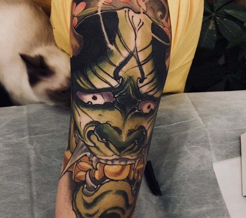 般若纹身图片_手臂纹身图案