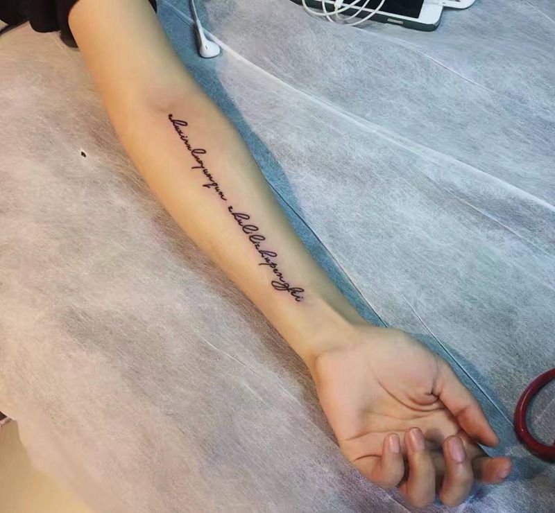 小英文纹身图片