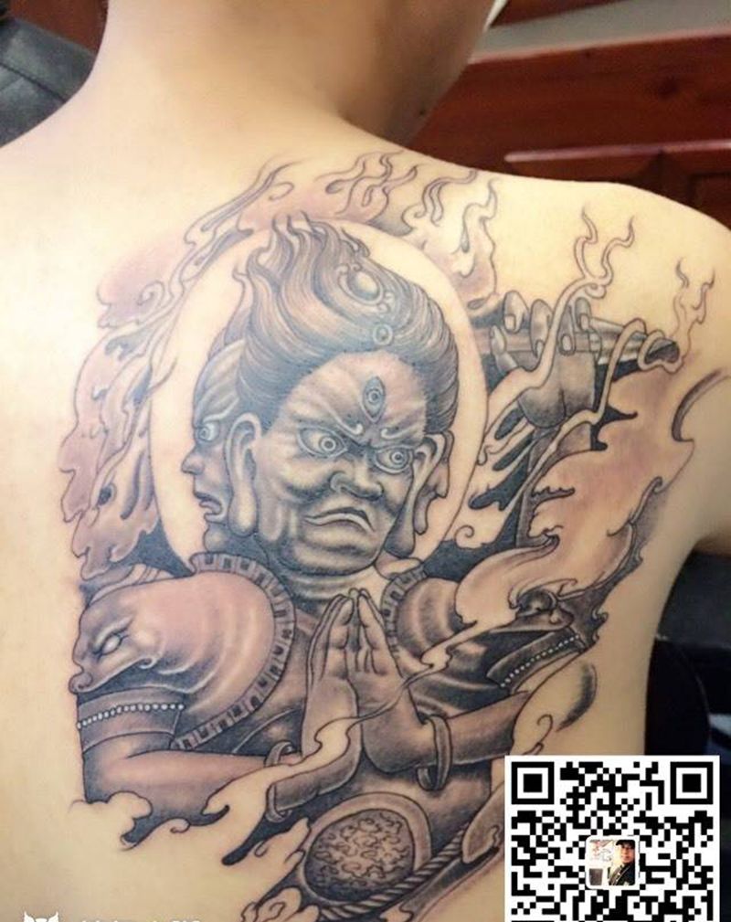 多面佛纹身图片