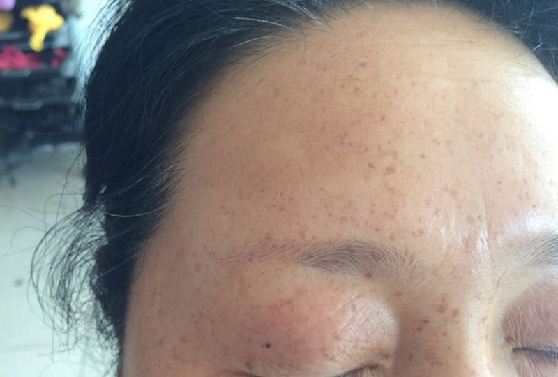 仿生绣眉纹身图片