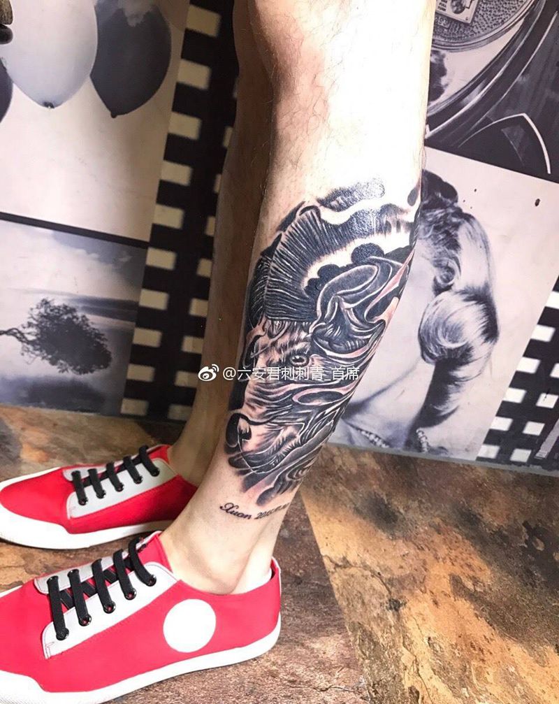 羊头纹身纹身图片