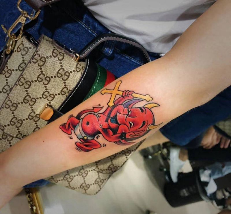 可爱多纹身图片