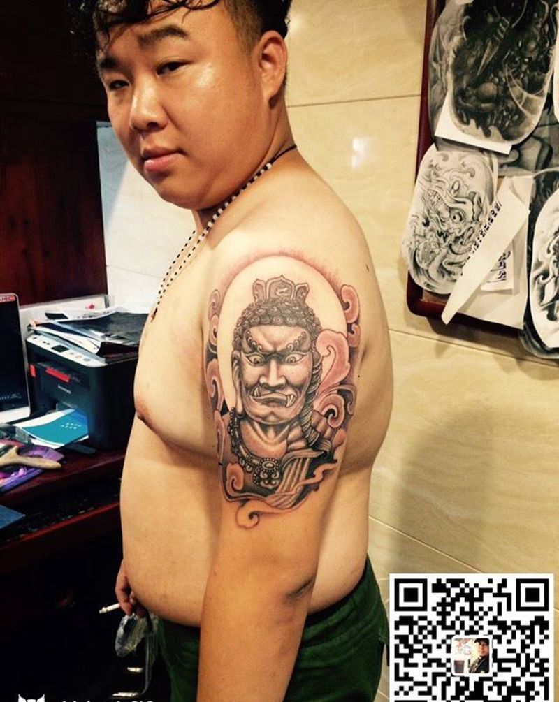 明王纹身图片