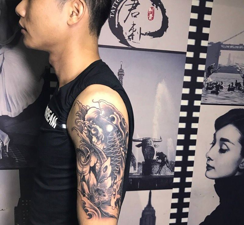 鲤鱼纹身图片