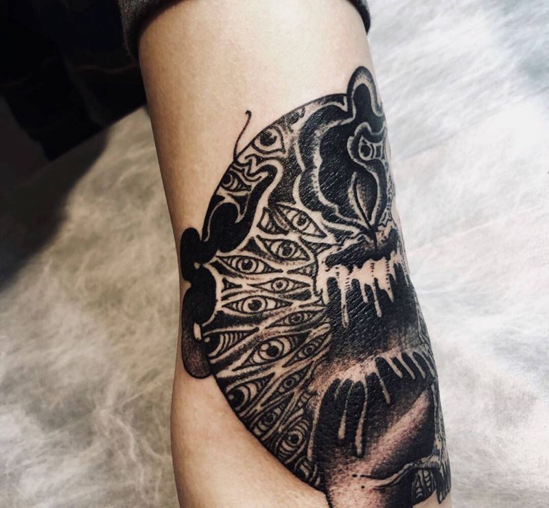 暗黑系纹身图片