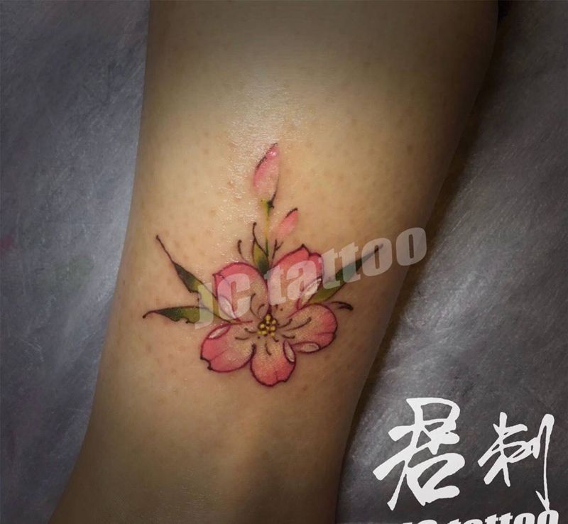 樱花纹身图片