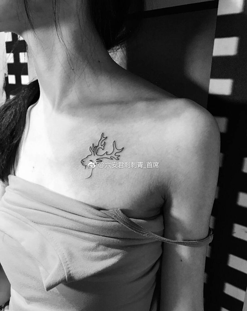 妹子的所有纹身图片