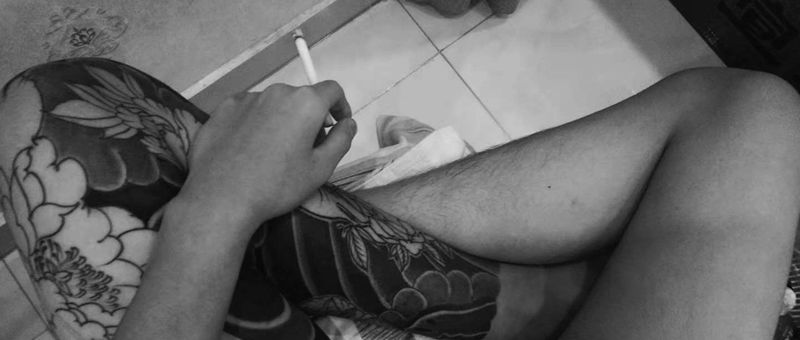 未完成花腿买家秀纹身图片