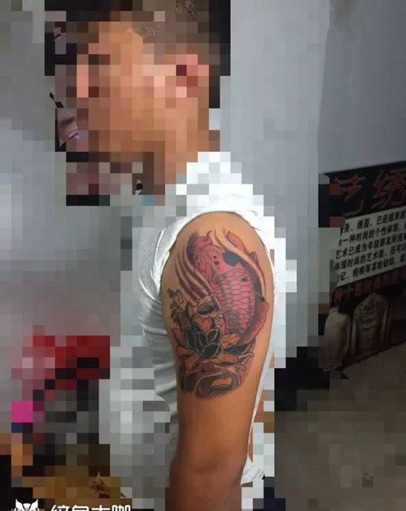遮盖纹身图片