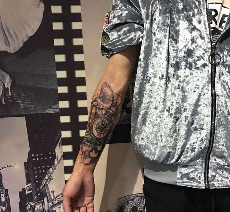 欧美风纹身图片