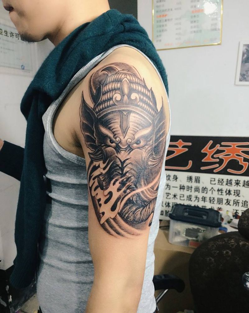 象神纹身图片