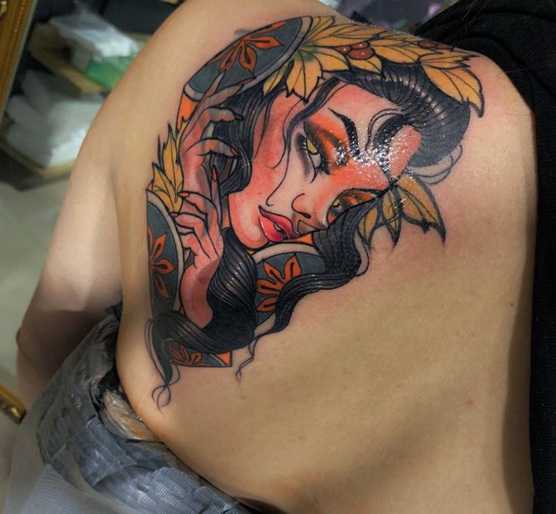 不完美的遮盖纹身图片