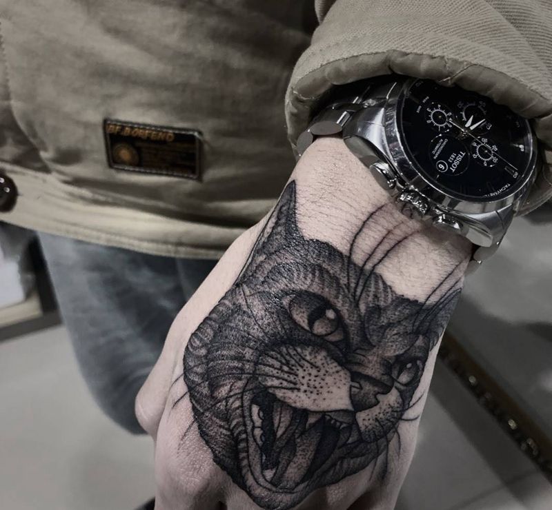 网红手背纹身纹身图片