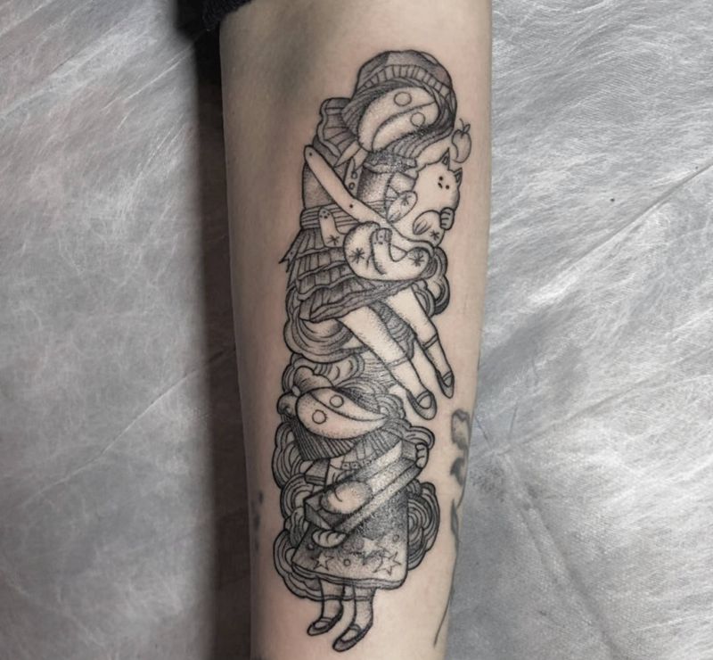 另类风格纹身图片