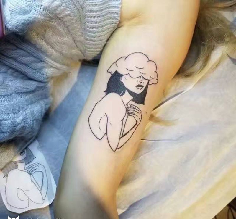 简笔画纹身图片