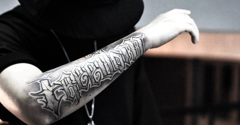 奇卡诺纹身图片_成品手稿欧美字符原创纹身图案