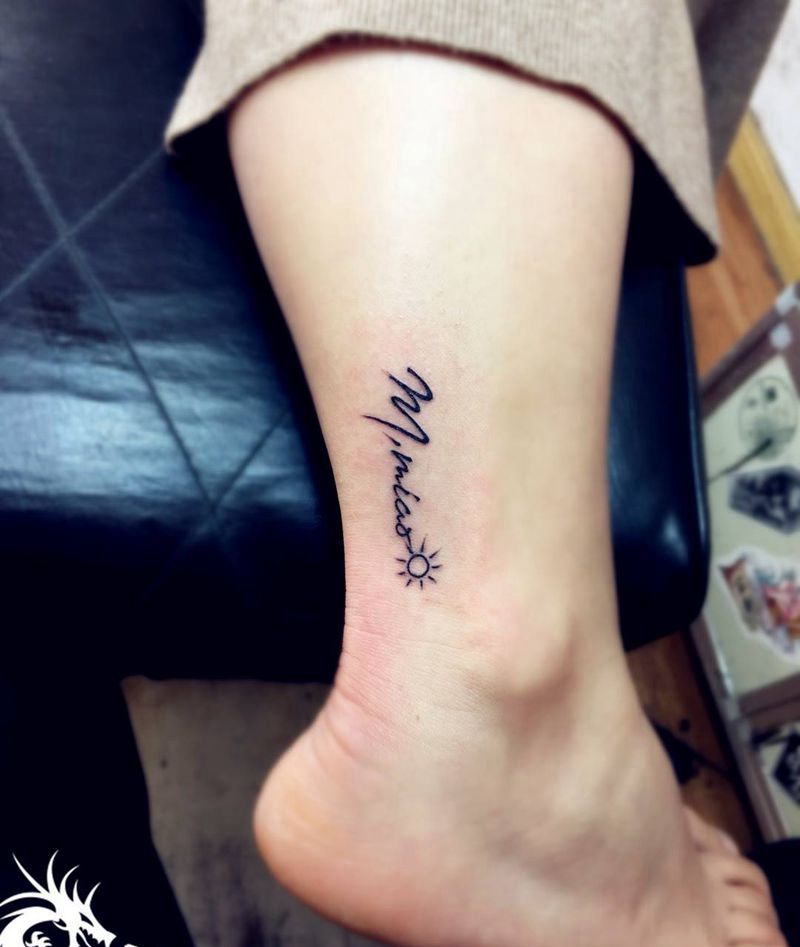 小英文纹身图片