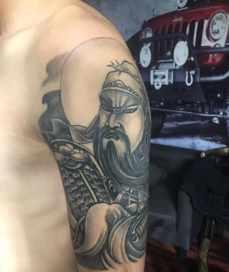 武将纹身图片