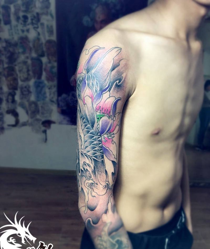 上个色纹身图片