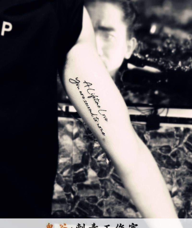 英文纹身图片_花体字纹身图案