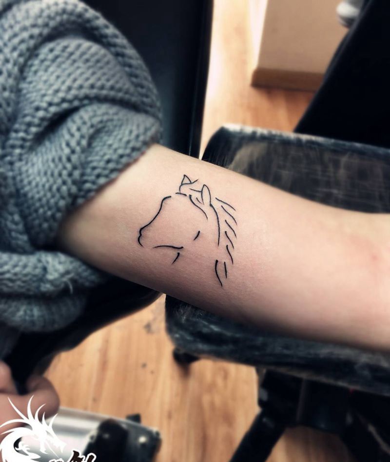 小清新纹身图片