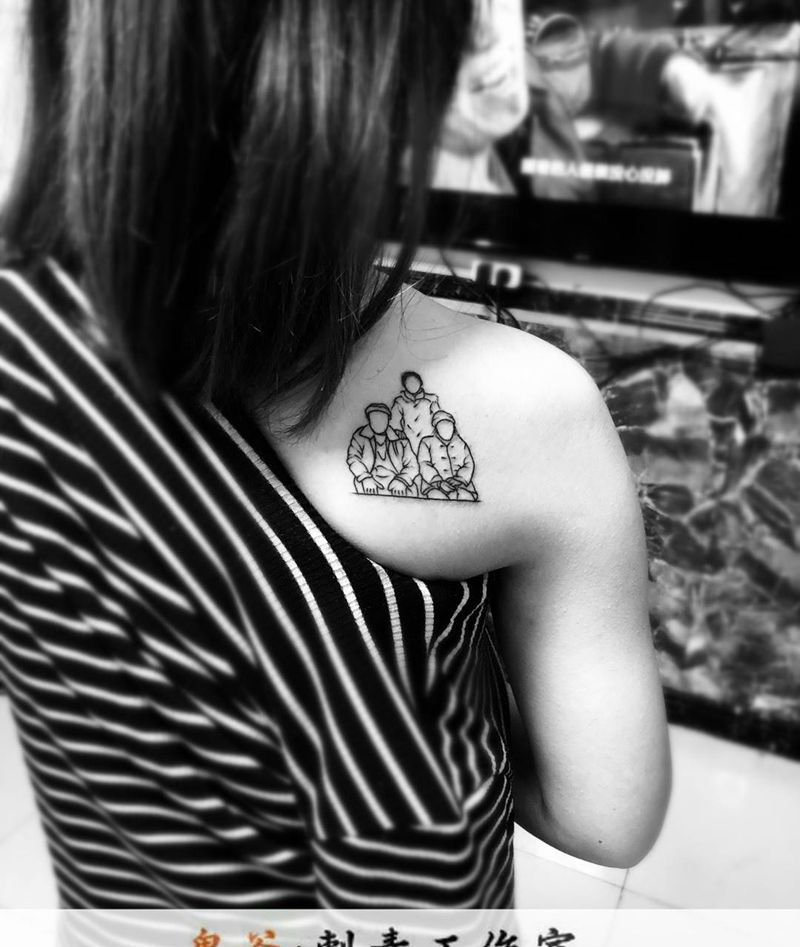 全家福纹身图片