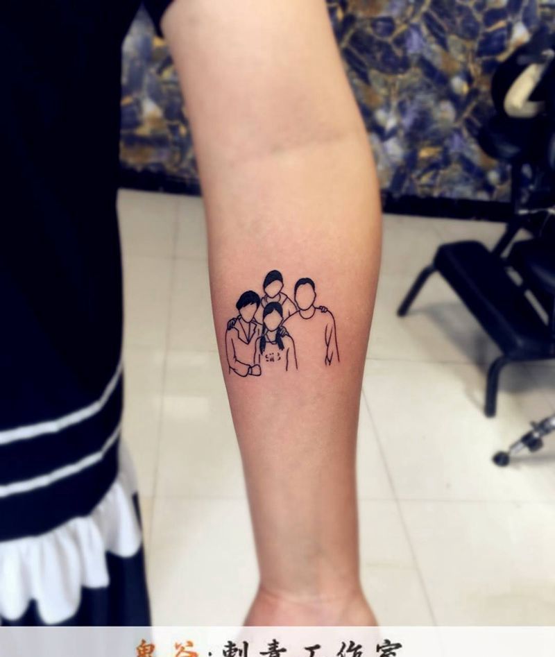 全家福纹身图片