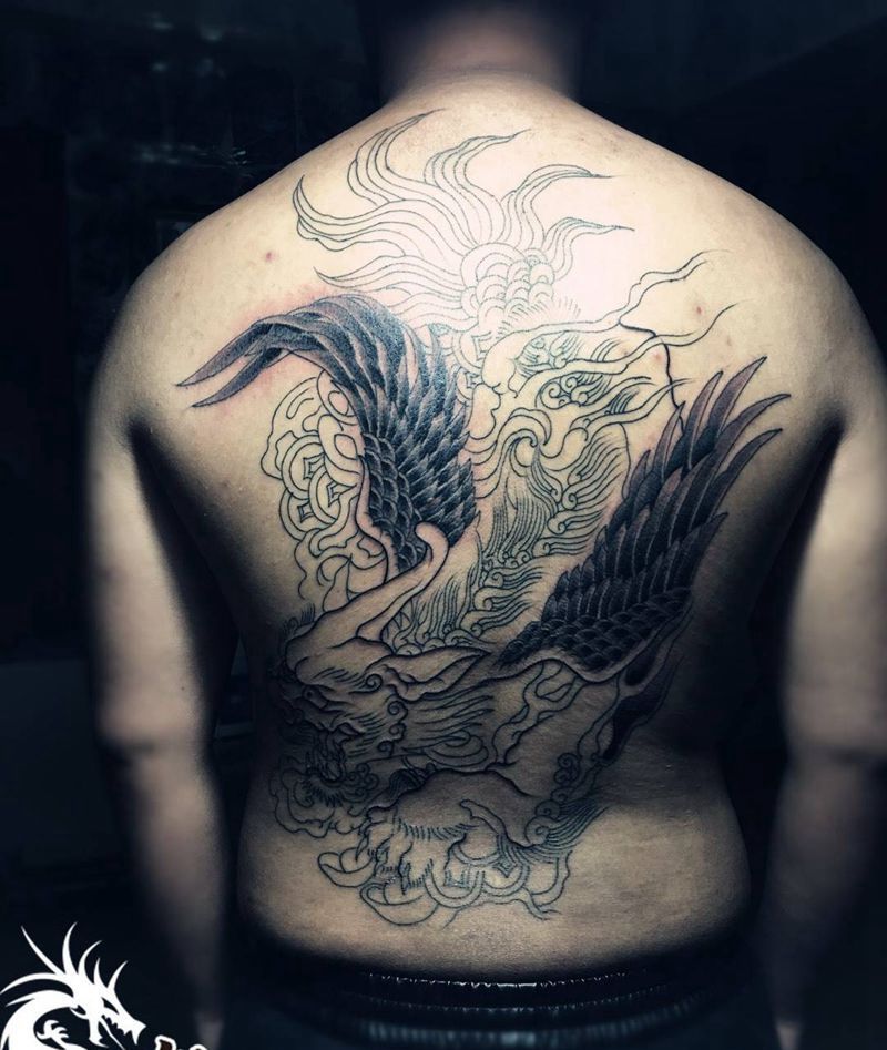 近了一步纹身图片